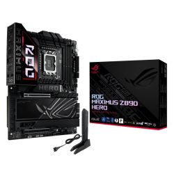 Asus ROG MAXIMUS Z890 HERO, Intel Z890, 1851, ATX, 4 DDR5, HDMI, 2 TB4, Wi-Fi 7, 5G & 2.5G LAN, PD 60W, RGB, 6x M.2 Asus ROG MAXIMUS Z890 HERO, Intel Z890, 1851, ATX, 4 DDR5, HDMI, 2 TB4, Wi-Fi 7, 5G & 2.5G LAN, PD 60W, RGB, 6x M.2